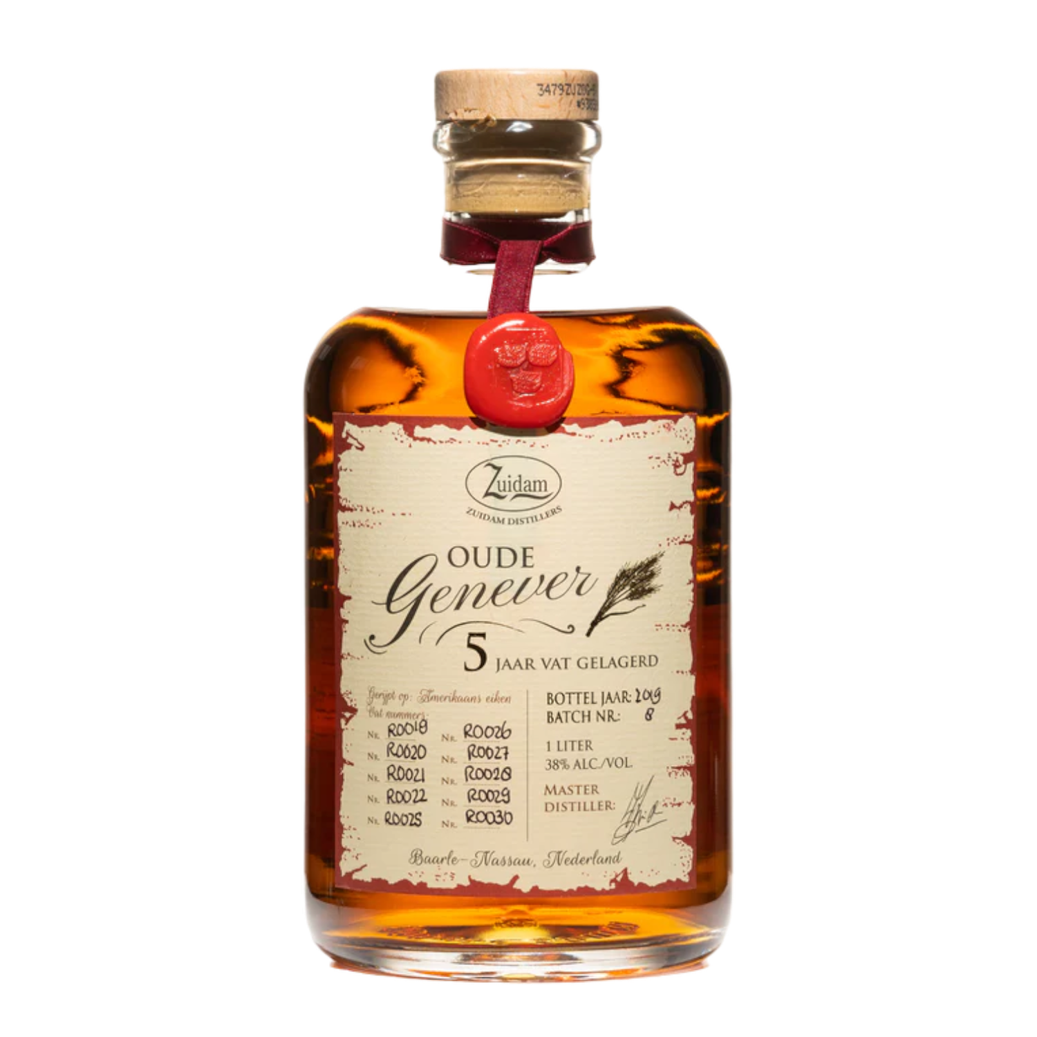 Zuidam Oude Genever 5 jaar 38° - 0.5L