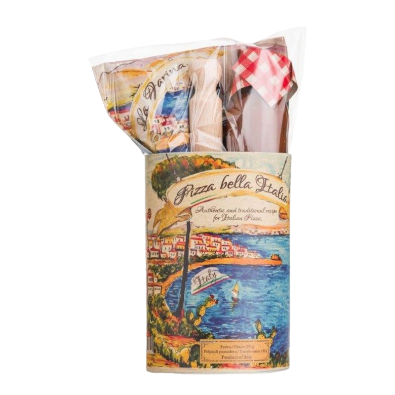Calabria gift pizzaset met deegrol 380g