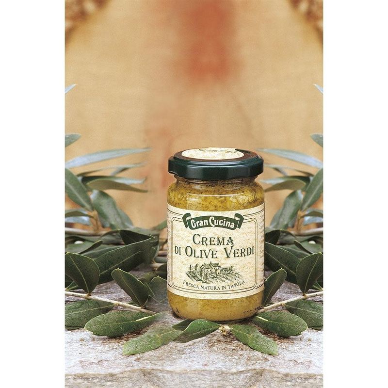 GRAN CUCINA CREMA DI OLIVE VERDI ( GROENE OLIJVEN ) 90 GR