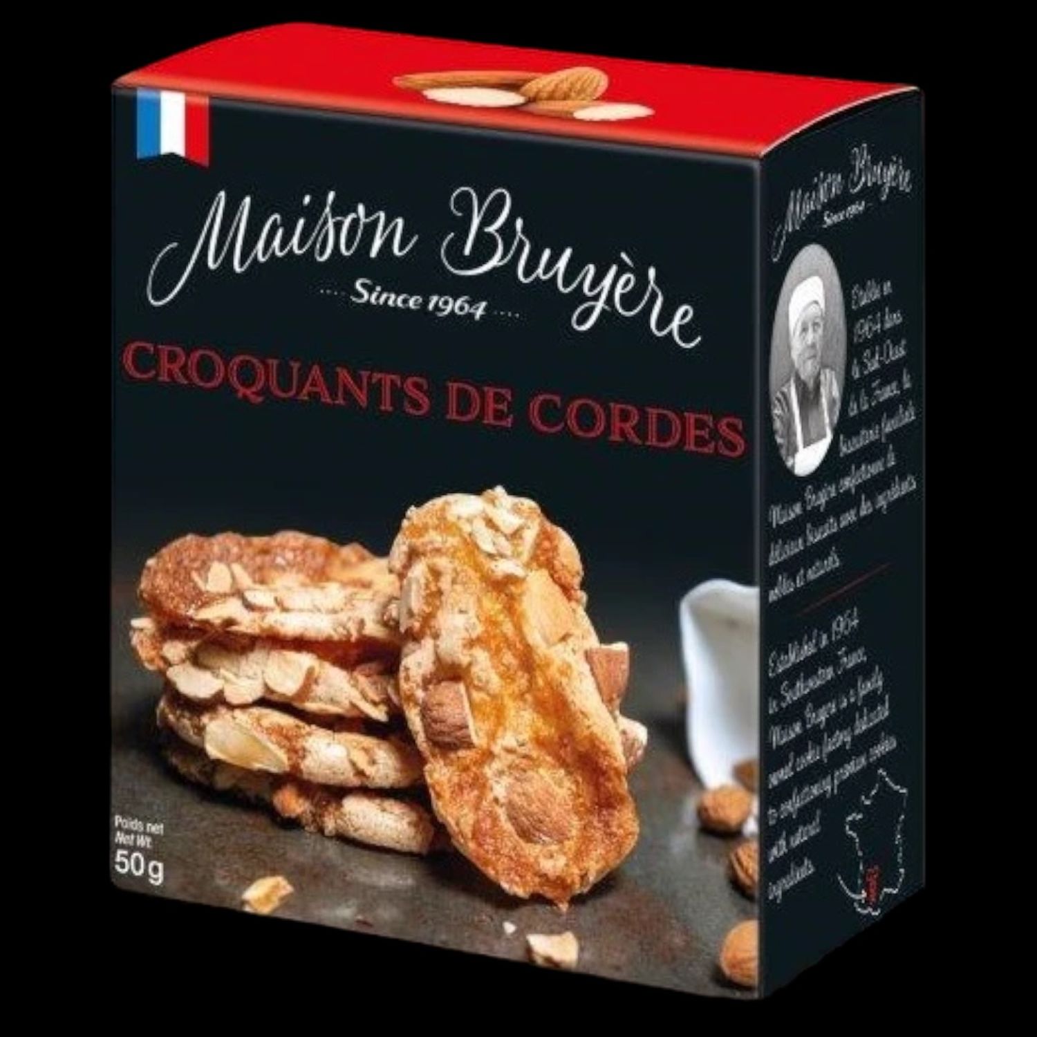 Maison Bruyere koekjes amandel krokant 50g