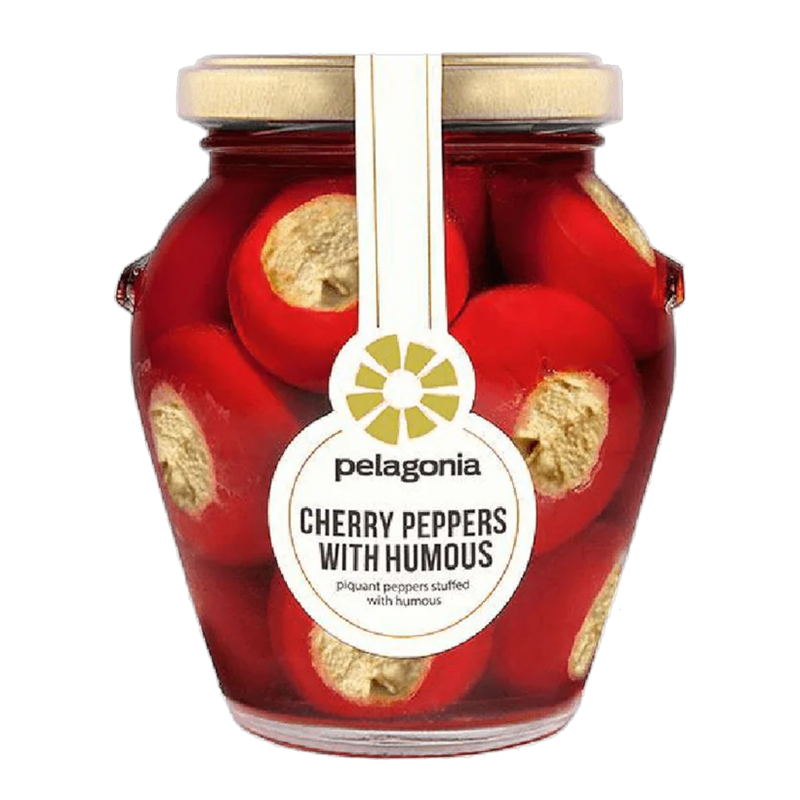 Pelagonia Cherry Peppers With Humous 280g