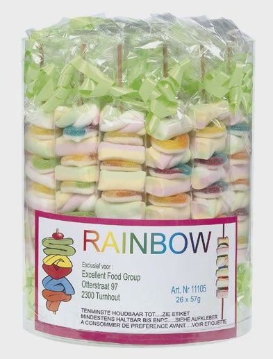 SAVAT RAINBOW KEBAB BROCHETTE TUBO 53 GR 1 STUK