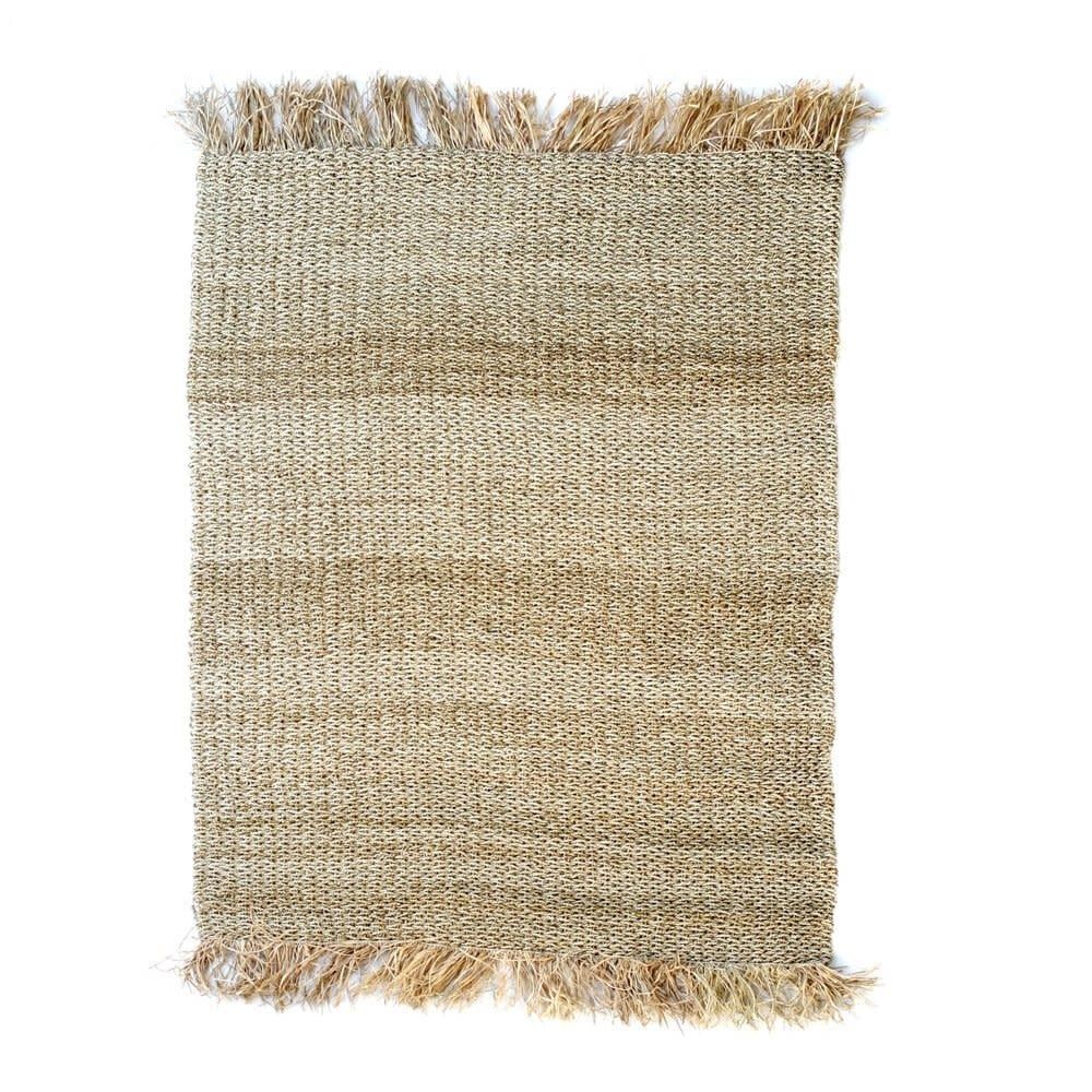The Raffia Fringed Carpet - Natural 180x240