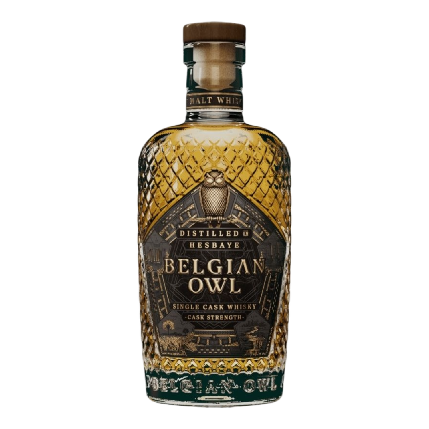 Belgian Owl Cask Strength Black Intense Whisky 69° - 0,5L