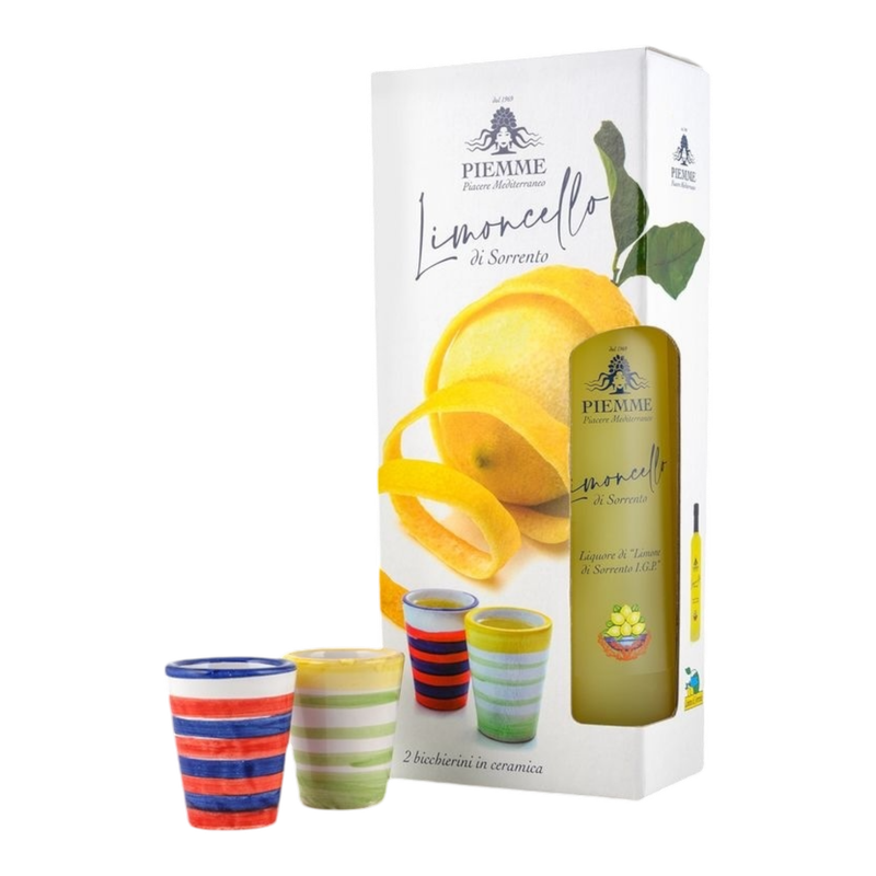 Piemme Limoncello di Sorrento + 2 bicchierini in ceramica  0.5L