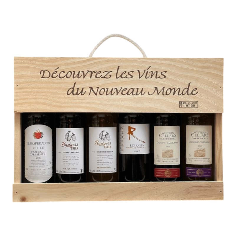 Découvrez Les Vins du Nouveau Monde 6x025cl