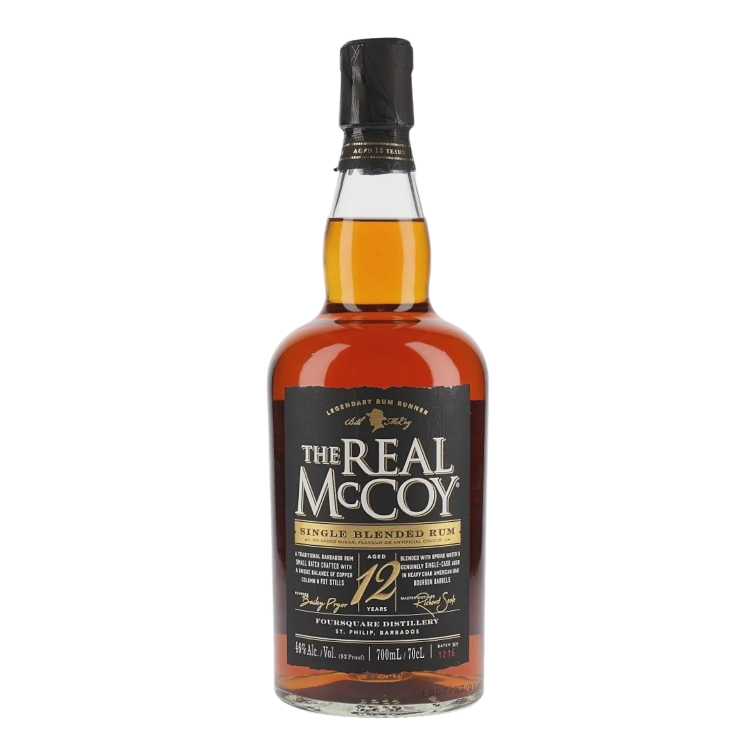 REAL MCCOY 12YR AGED PREMIUM RUM 0.7L