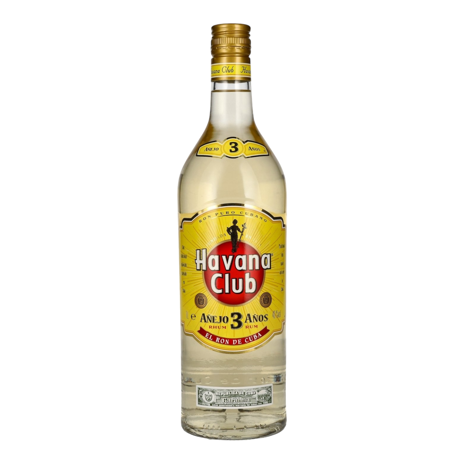 Havana Club White Rum 3Y 1.0L