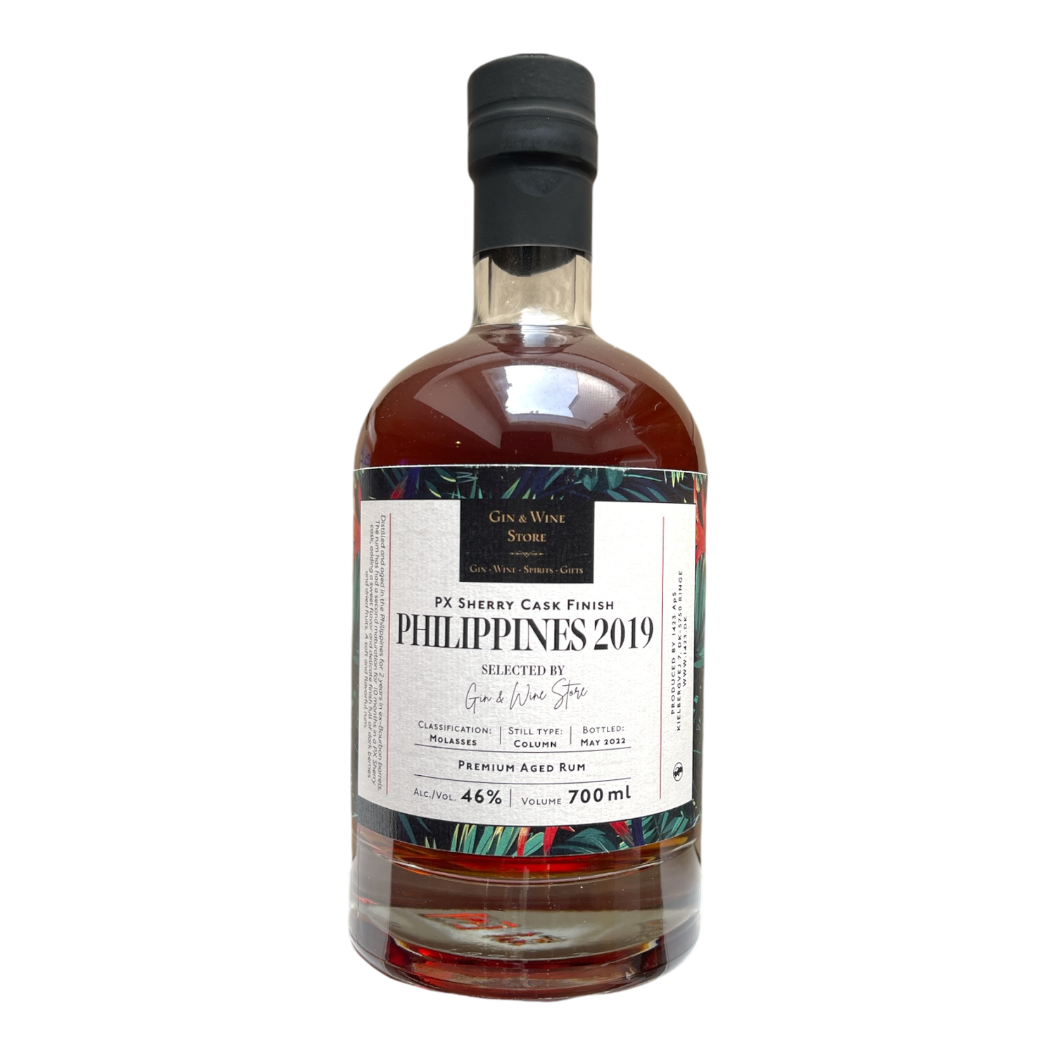 Premium Aged Rum Philippines 2019 PX Sherry Cask Finish Selected By Gin &amp; Wine Store 0.7L