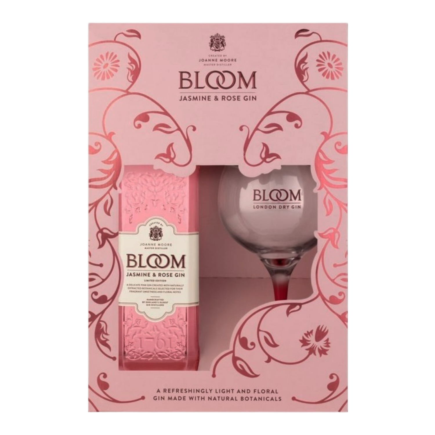 Bloom Jasmine &amp; Rose + Verre 40° - 0.7L