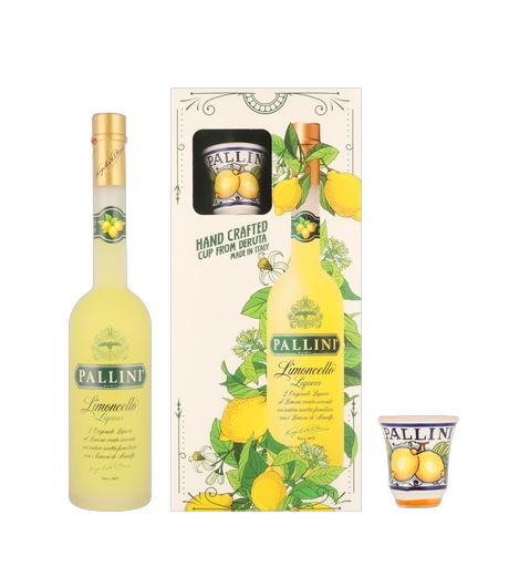 Limoncello Pallini 26% - 50cl Gift pack + 1 Cup