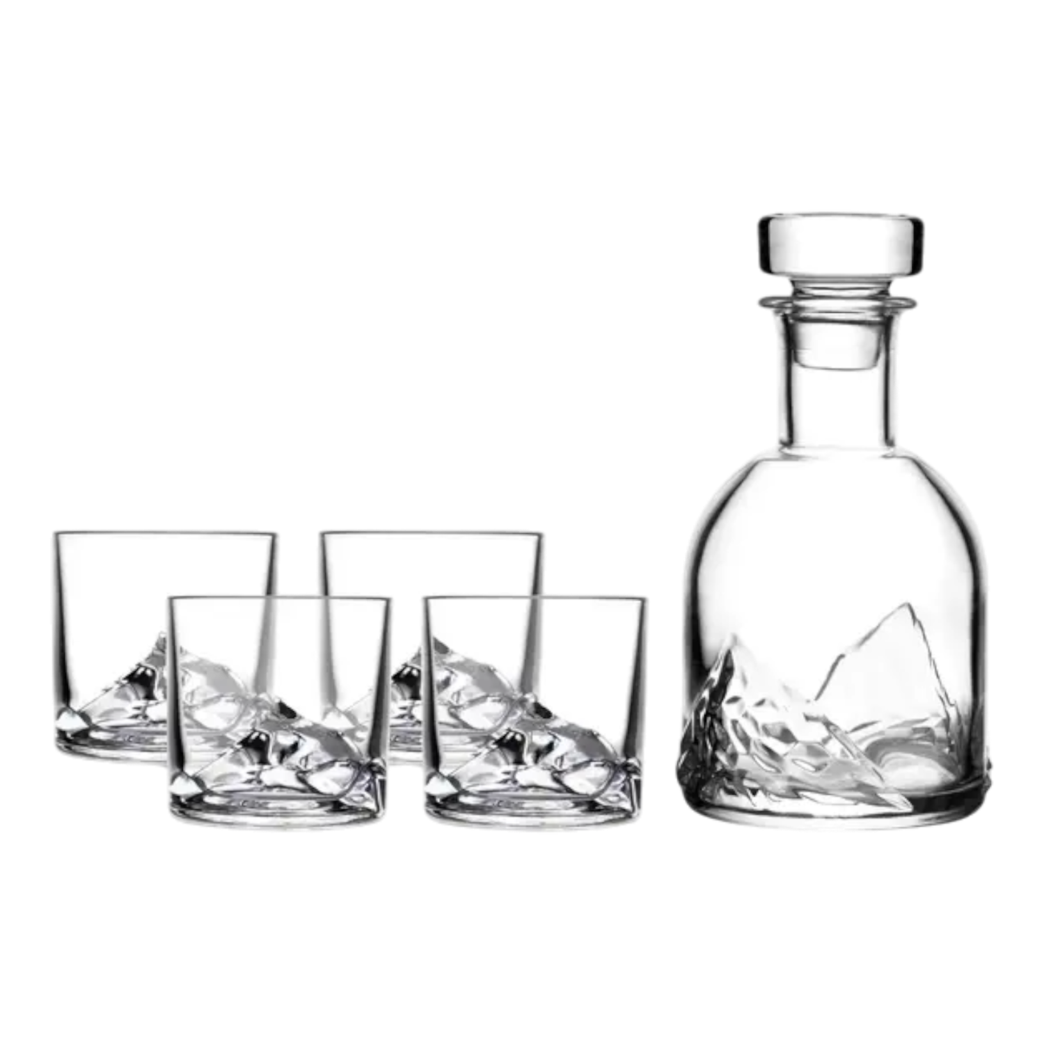 Liiton Everest Set Decanter 1,00L + 4  Glazen 270ml