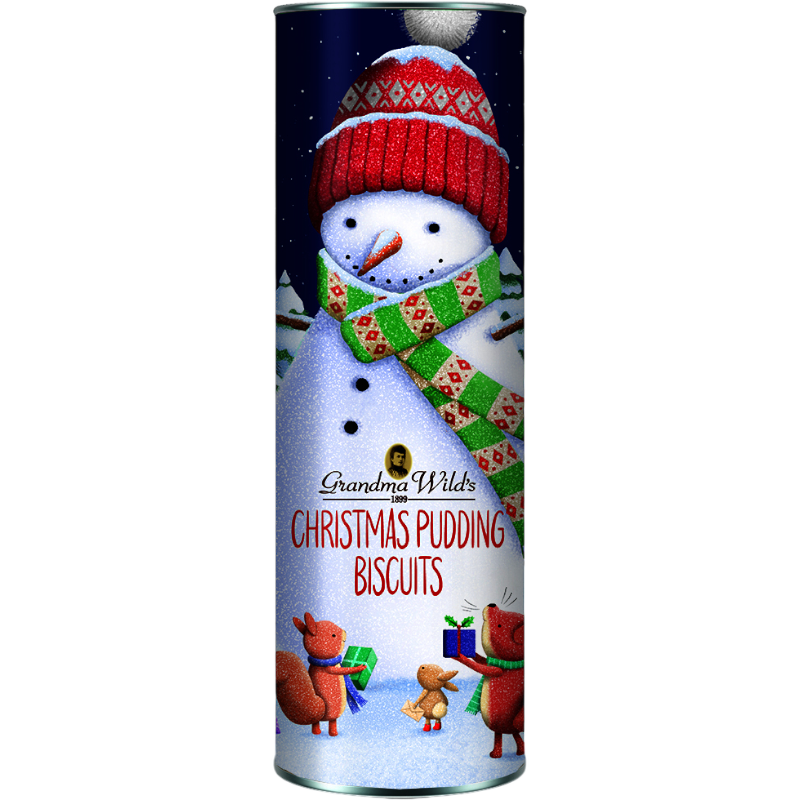 SNOWMAN AND WOODLAND FRIENDS GIANT TUBE 200GR