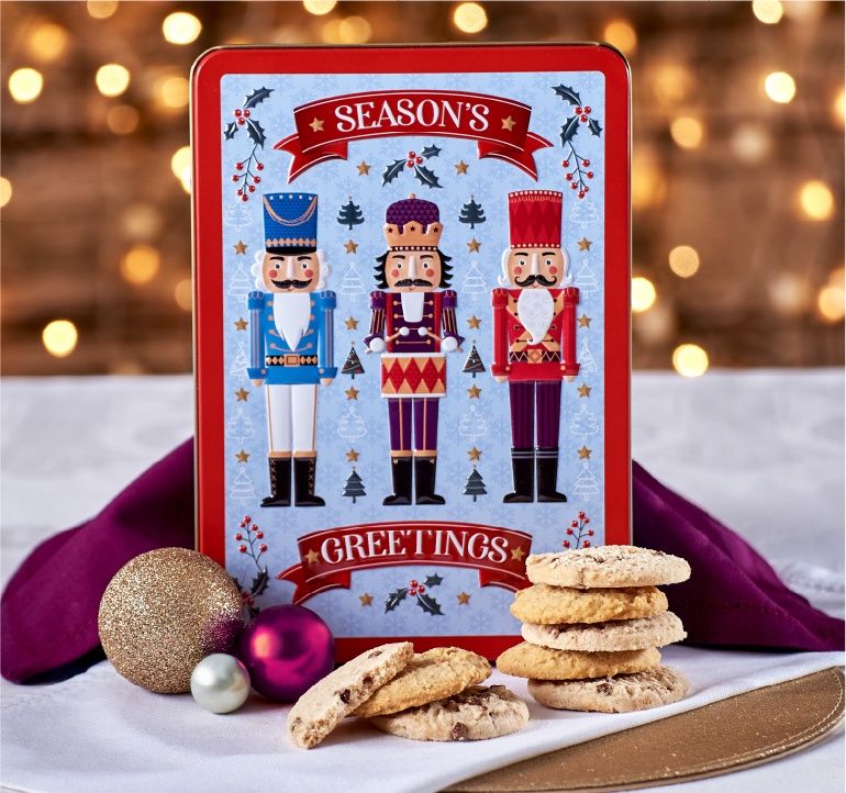 EMBOSSED NUTCRACKER TIN 300GR