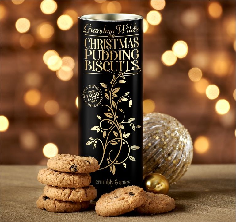 ORNATE CHRISTMASTREE TUBE BLACK150GR