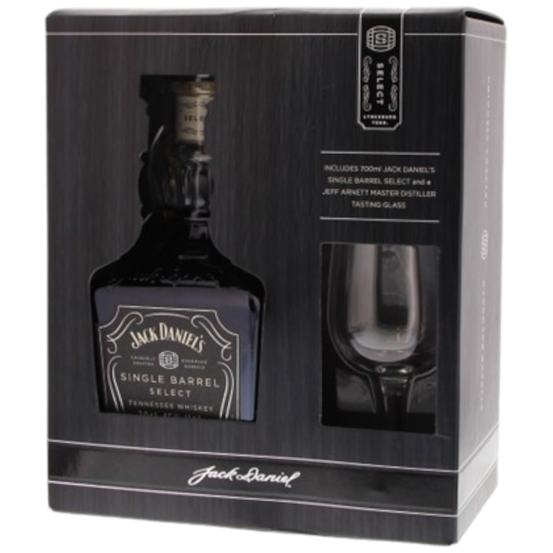 jack daniel&#39;s Single Barrel + Glas 45° - 0,7L