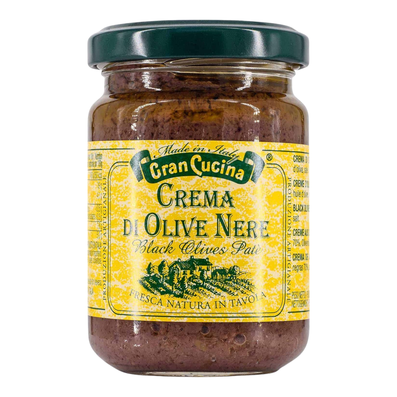 GRAN CUCINA CREMA DI OLIVE NERE ( ZWARTE OLIJVEN ) 90 GR