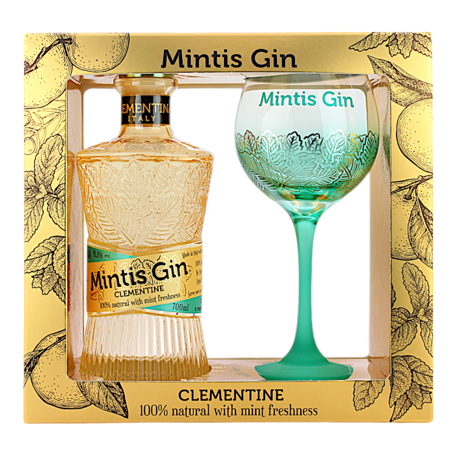 Mintis Gin Clementina Giftpack + 1 Glas