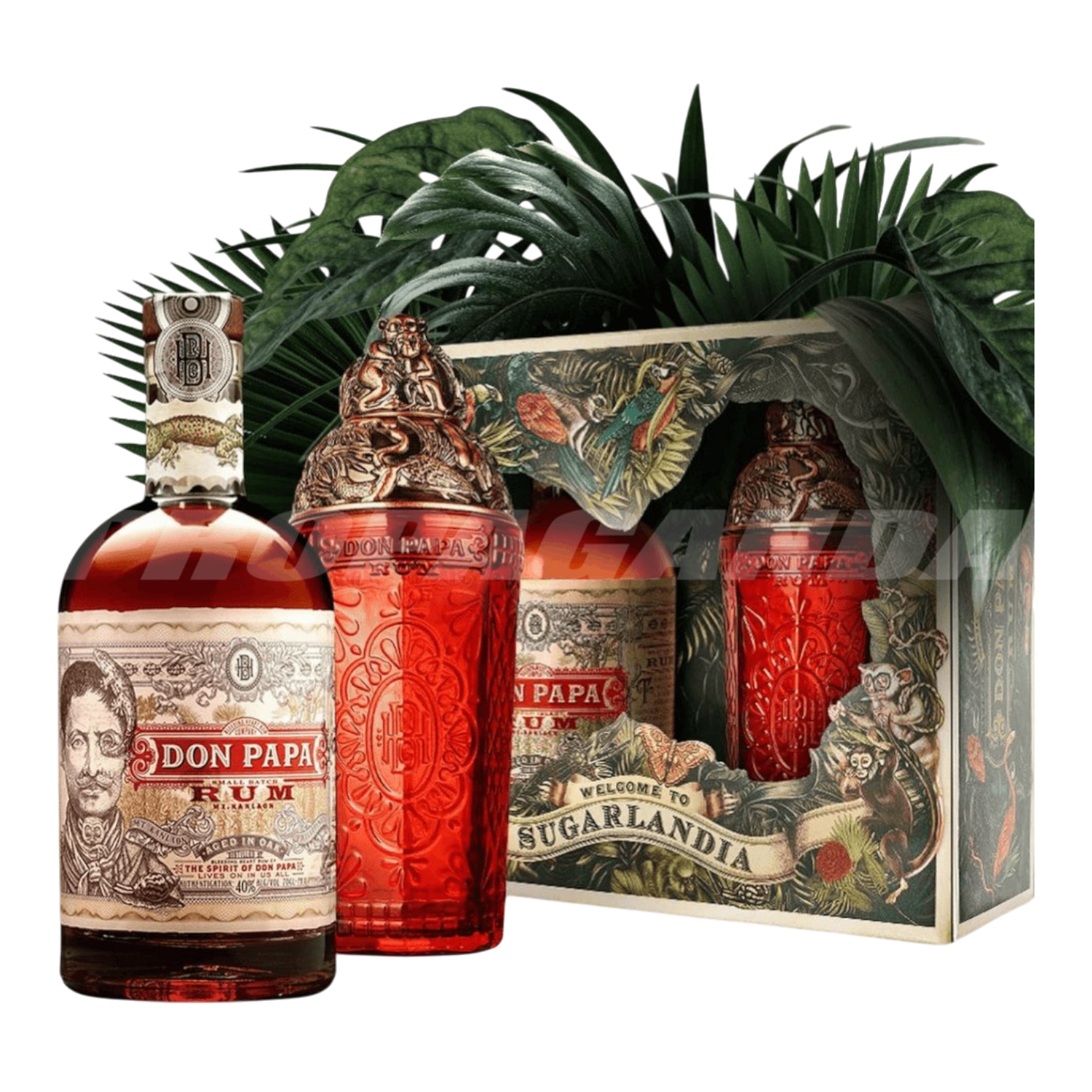 Don Papa Gift + Shaker 40° - 0,7L