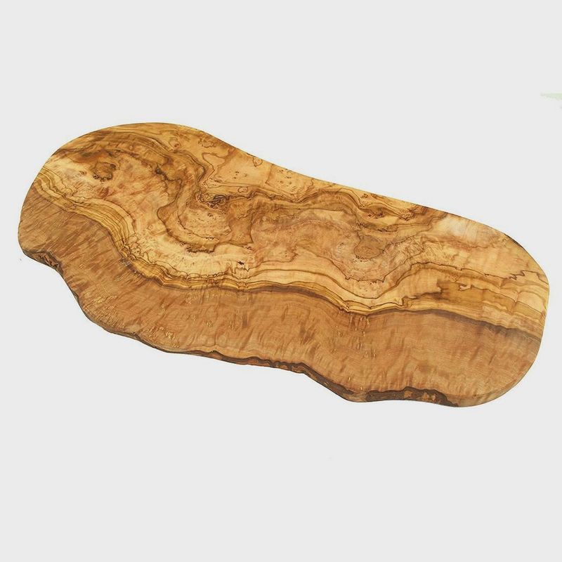 Rustieke snijplank (lengte ca. 50 – 55 cm) met sapgleuf en zonder handvat