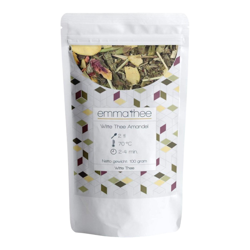 Witte thee Amandel 100 gram