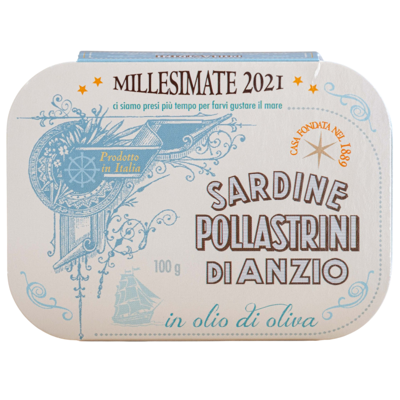 Sardine all&#39;Olio di Oliva Millesimate 100gram