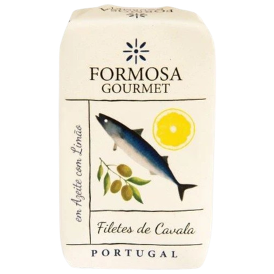 Formosa Gourmet makreelfilets olijfolie citroen 120g