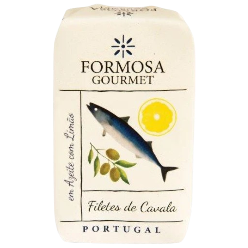 Formosa Gourmet makreelfilets olijfolie citroen 120g