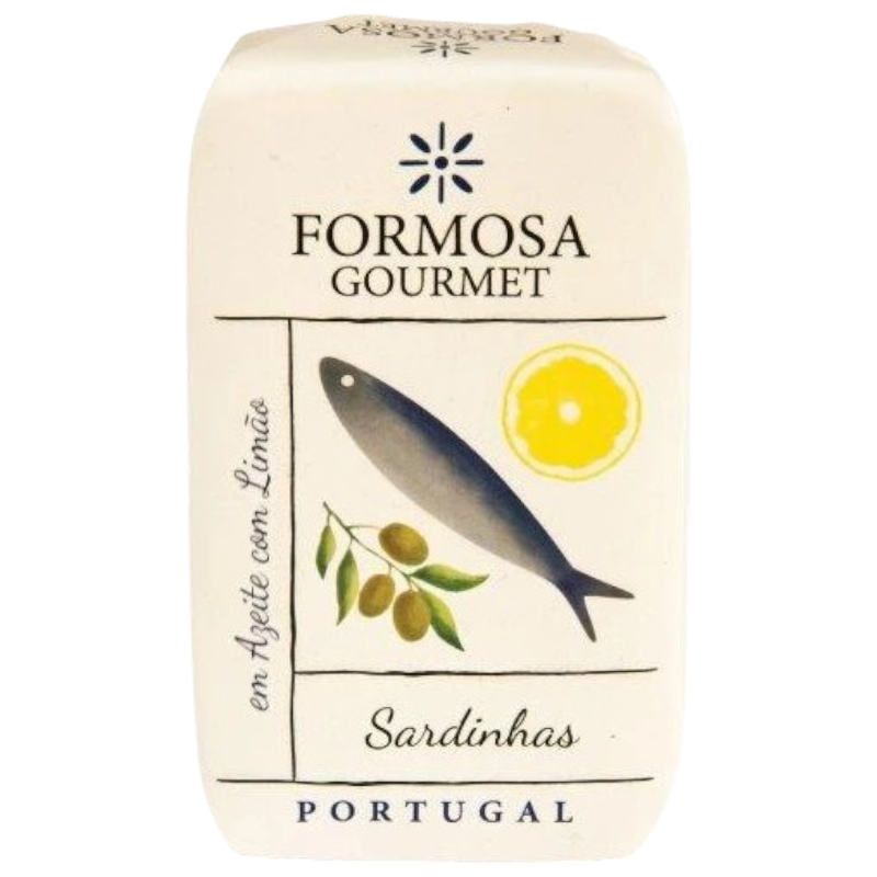 Formosa Gourmet sardines olijfolie citroen 120g