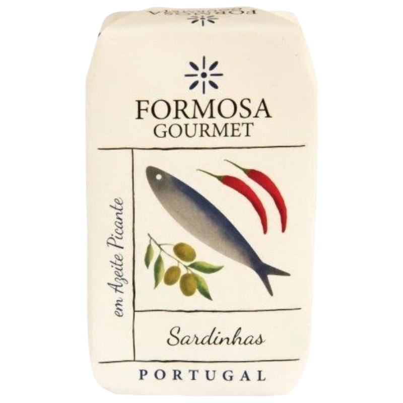 Formosa sardines olijfolie chili 110g