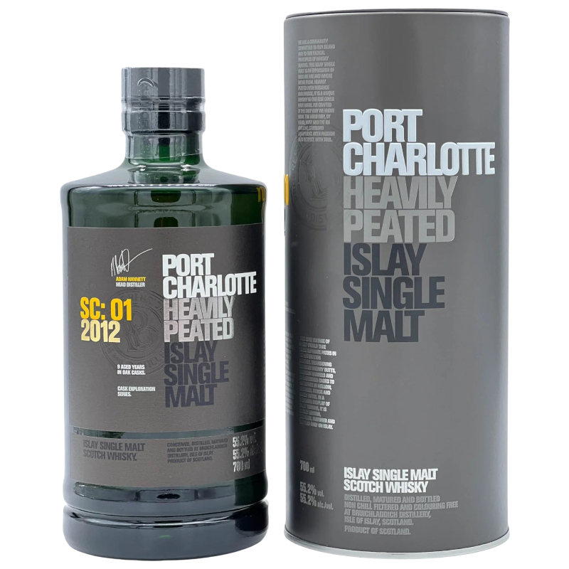 Whisky Bruichladdich Port Charlotte Heavily Peated SC:01 2012 55,2° - 0,7L