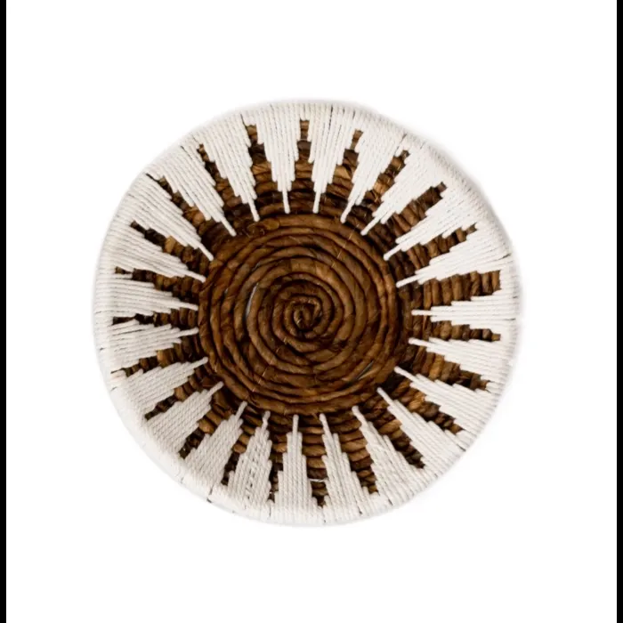 Wanddecoratie | Wandmand | Decoratieve schaal MADALA gemaakt van bananenvezel Maat Small