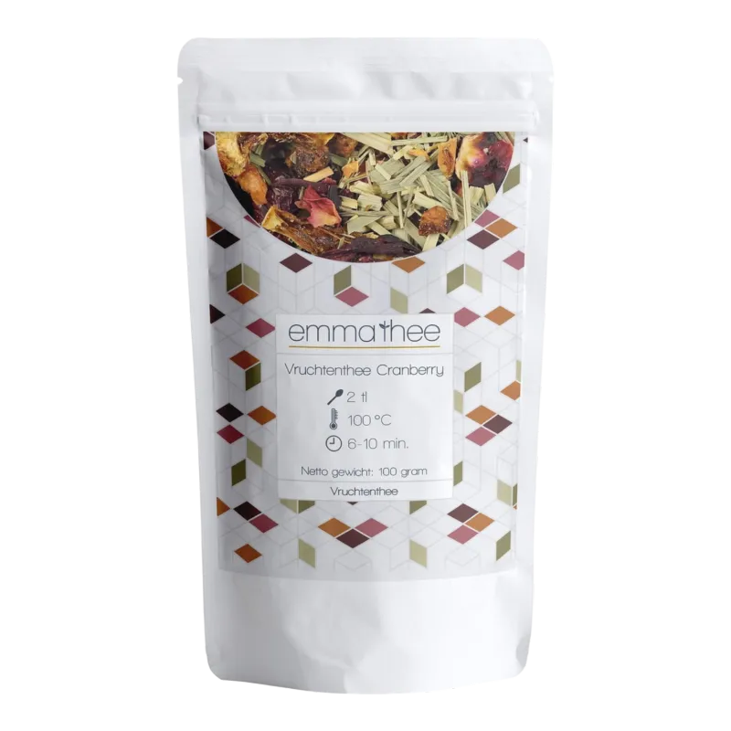 Vruchtenthee Cranberry 100 gram