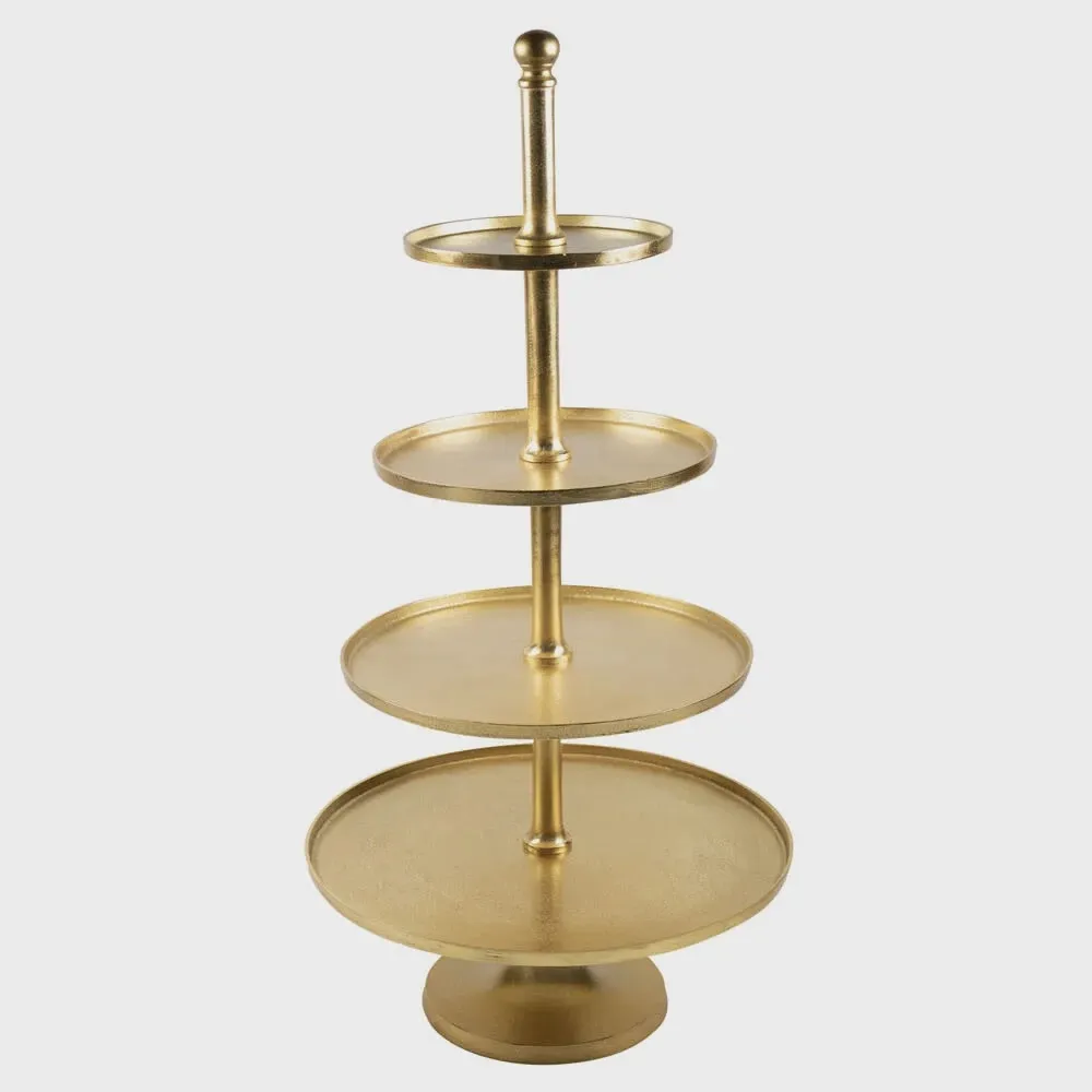 Etagère rond goud 4 lagen 135cm