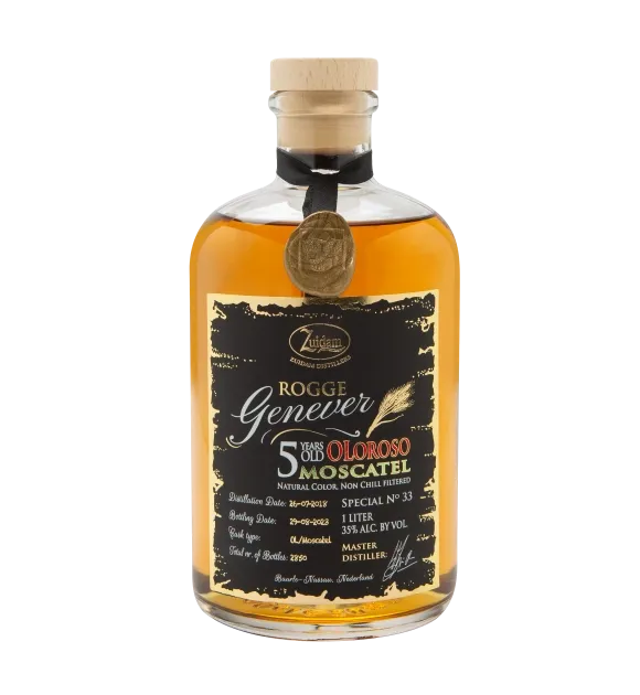 Zuidam Rogge Genever Oloroso Moscatel 5Y 38° - 1L