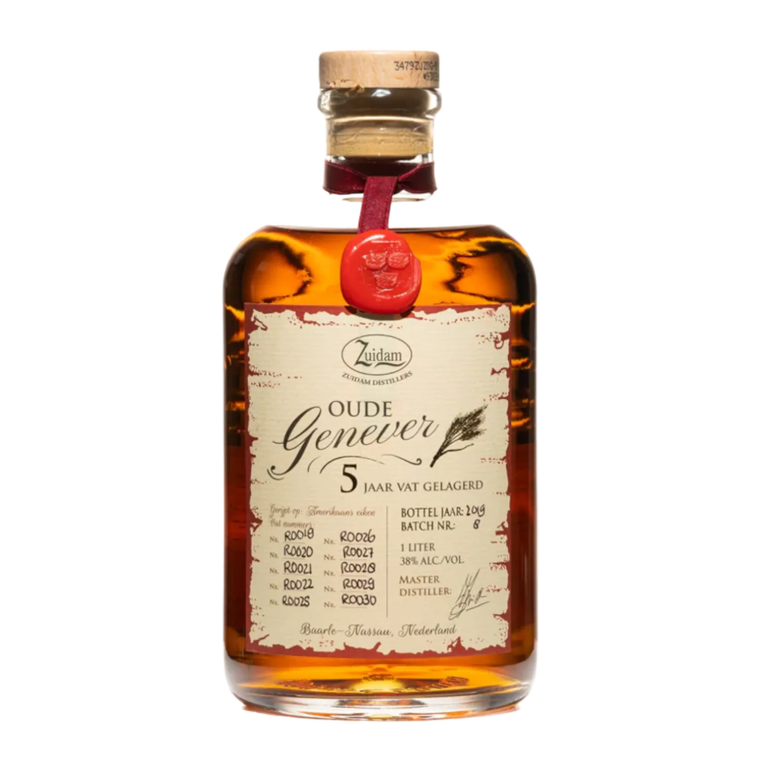 Zuidam Oude Genever 5 jaar 38° - 0.5L