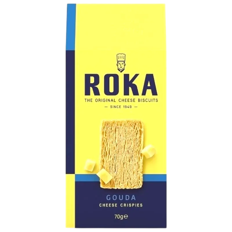 ROKA CRISPIES GOUDA CHEESE 70GR