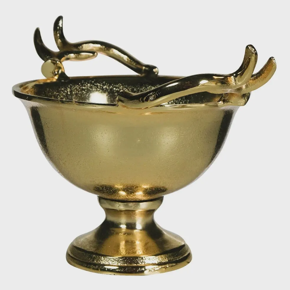 Schaal gewei champagne goud small