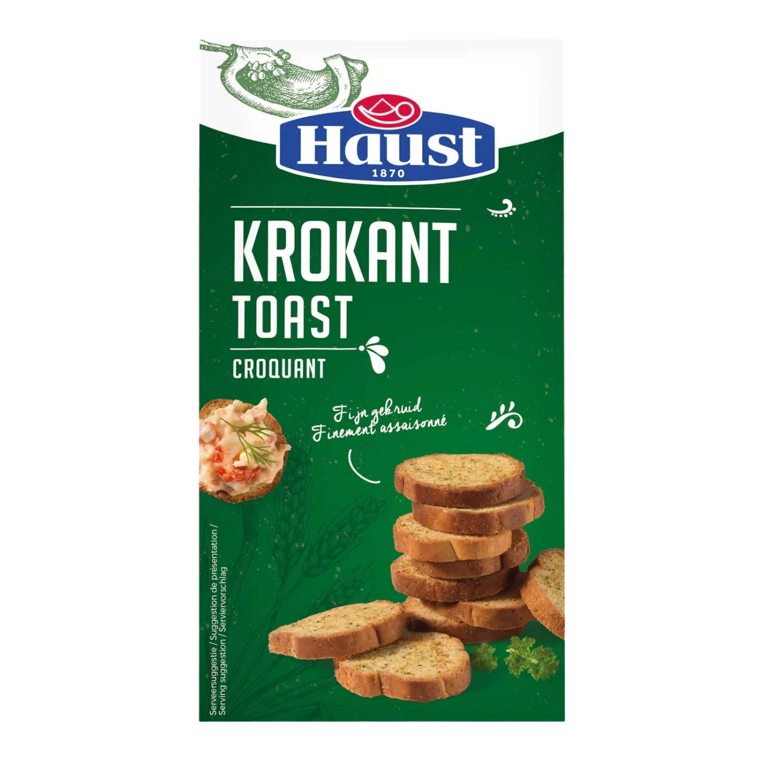 HAUST KROKANT TOAST In Doosje 100GR