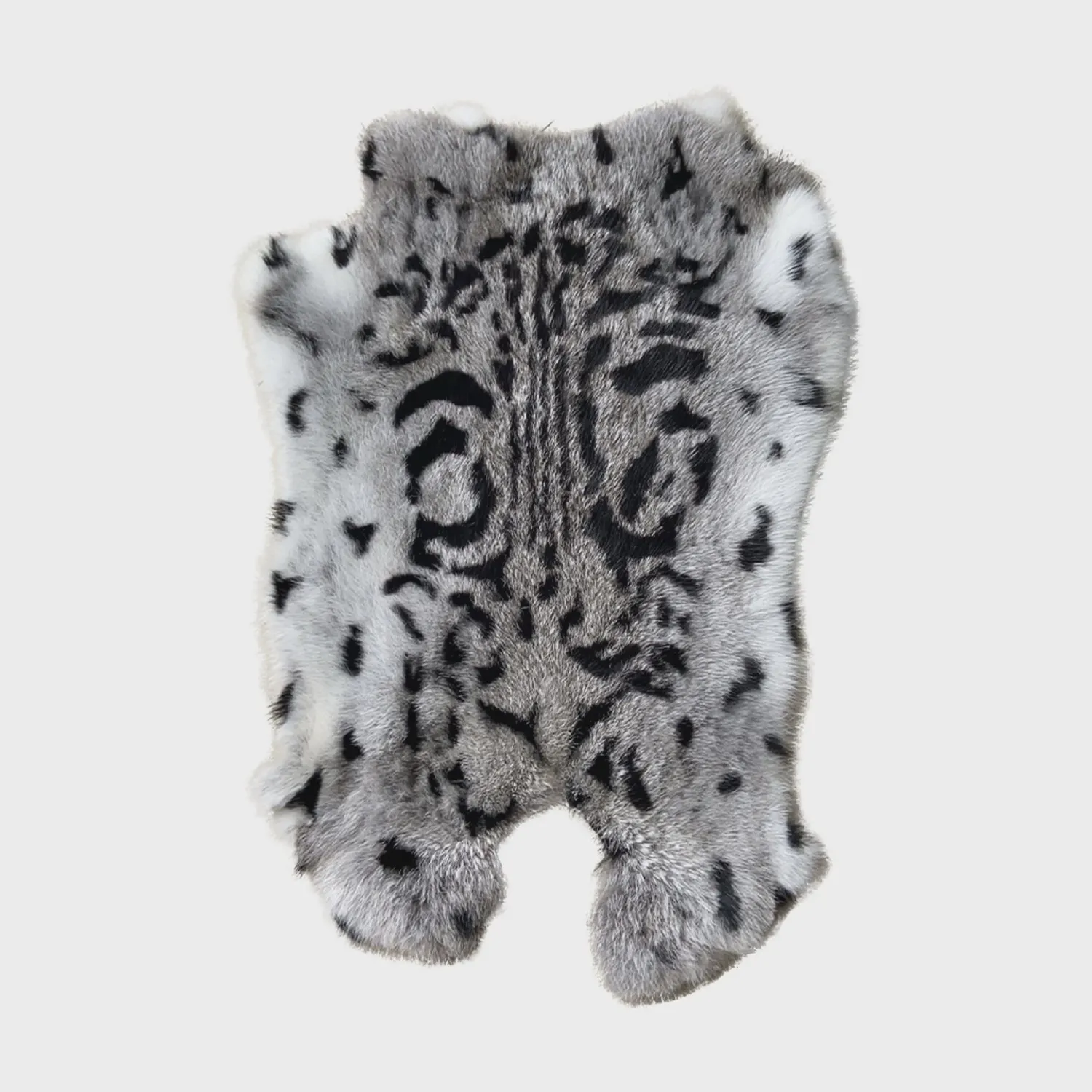 Vacht konijn grijs civet 40cm*