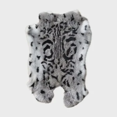 Vacht konijn grijs civet 40cm*