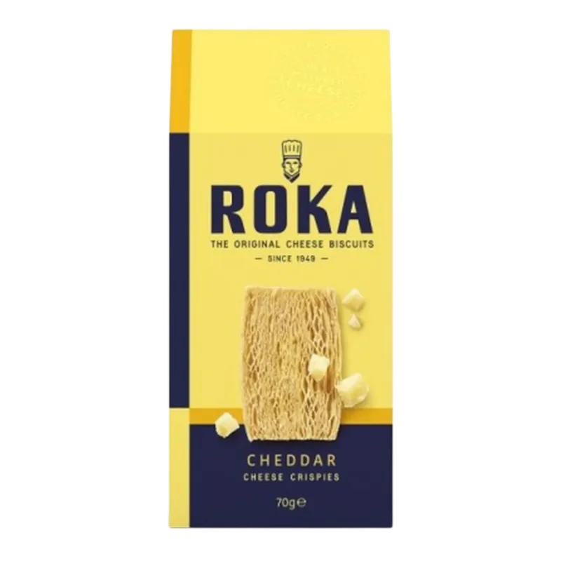 ROKA CRISPIES CHEDDAR CHEESE 70GR