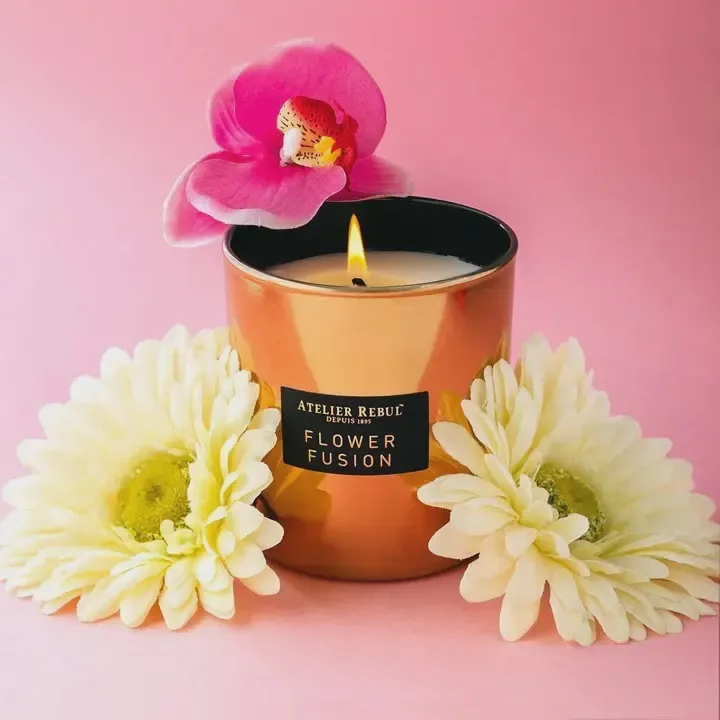 ATELIER REBUL FLOWER FUSION SCENTED CANDLE 210 GR NEW
