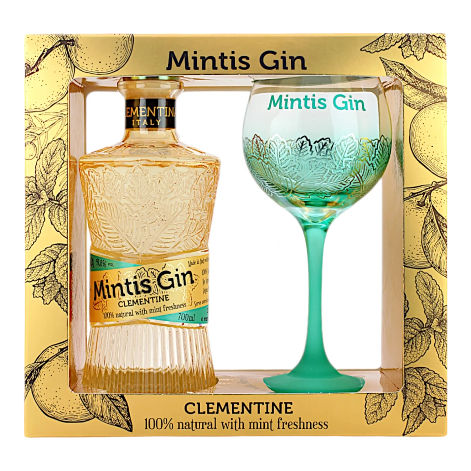 Mintis Gin Clementina Giftpack + 1 Glas