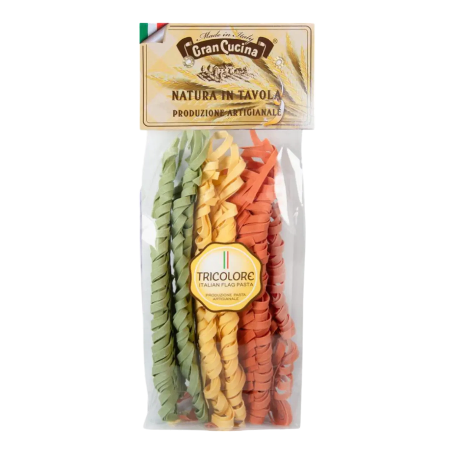 GRAN CUCINA PASTA TAGLIATELLE TRICOLORE 250gr