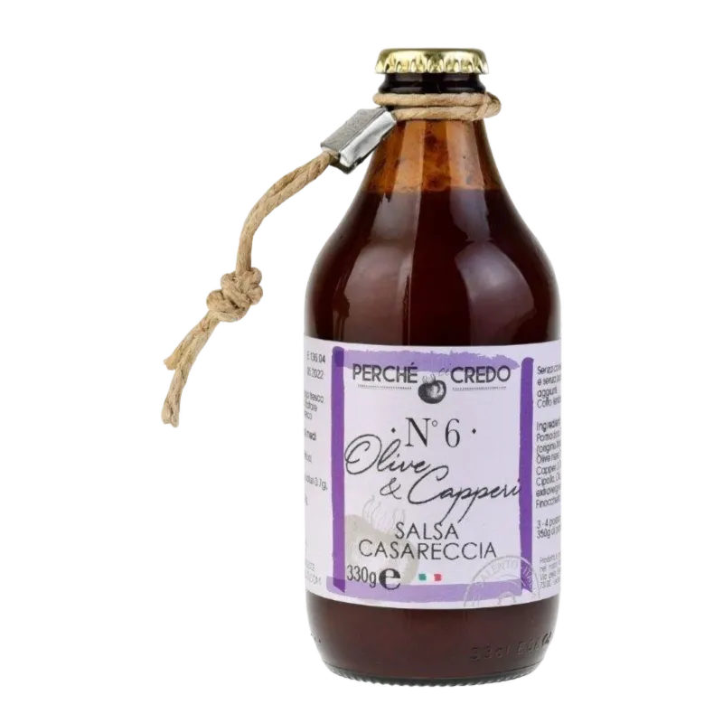 Perche Ci Credo tomatensaus N°6 olive &amp; capperi 330g