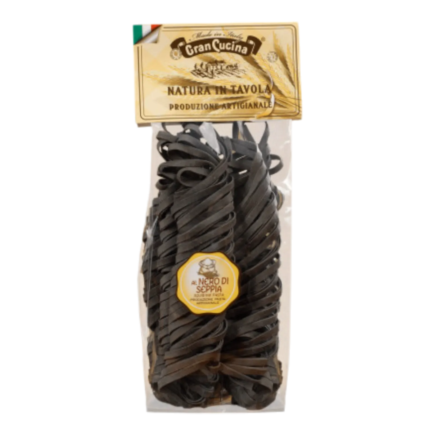 GRAN CUCINA PASTA TAGLIATELLE NERO DI SEPPIA ( ZWART ) 250gr