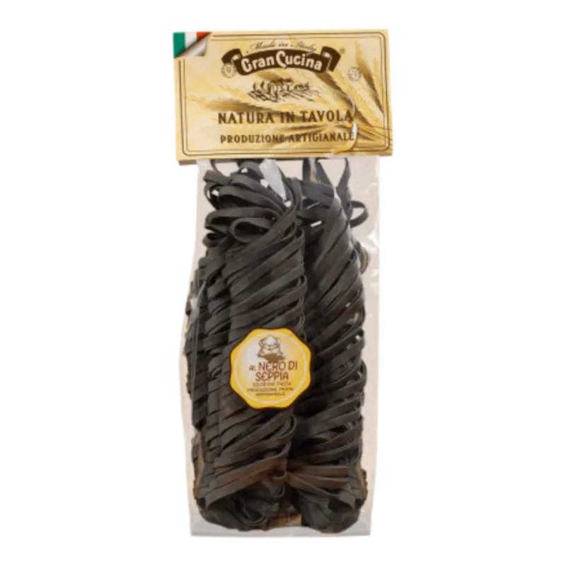 GRAN CUCINA PASTA TAGLIATELLE NERO DI SEPPIA ( ZWART ) 250gr