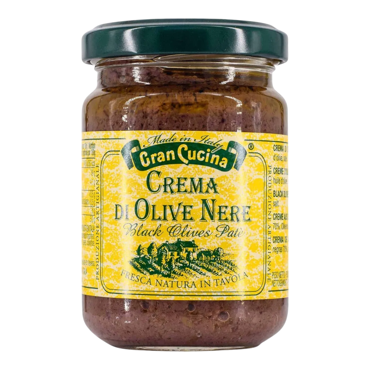 GRAN CUCINA CREMA DI OLIVE NERE ( ZWARTE OLIJVEN ) 90 GR
