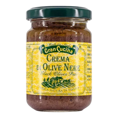 GRAN CUCINA CREMA DI OLIVE NERE ( ZWARTE OLIJVEN ) 90 GR